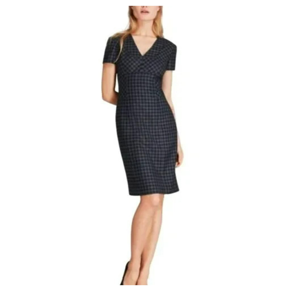 Brooks Brothers Navy Plaid Dress